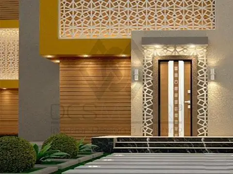 تشطيب اعمال الواجهات الخارجية